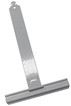 Mini-Aluminium-Aufhängeprofilstück 100 mm beschichtet Länge: 190 mm