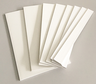 PVC Leiste Flachprofil, selbstklebend weiß 3 x 30